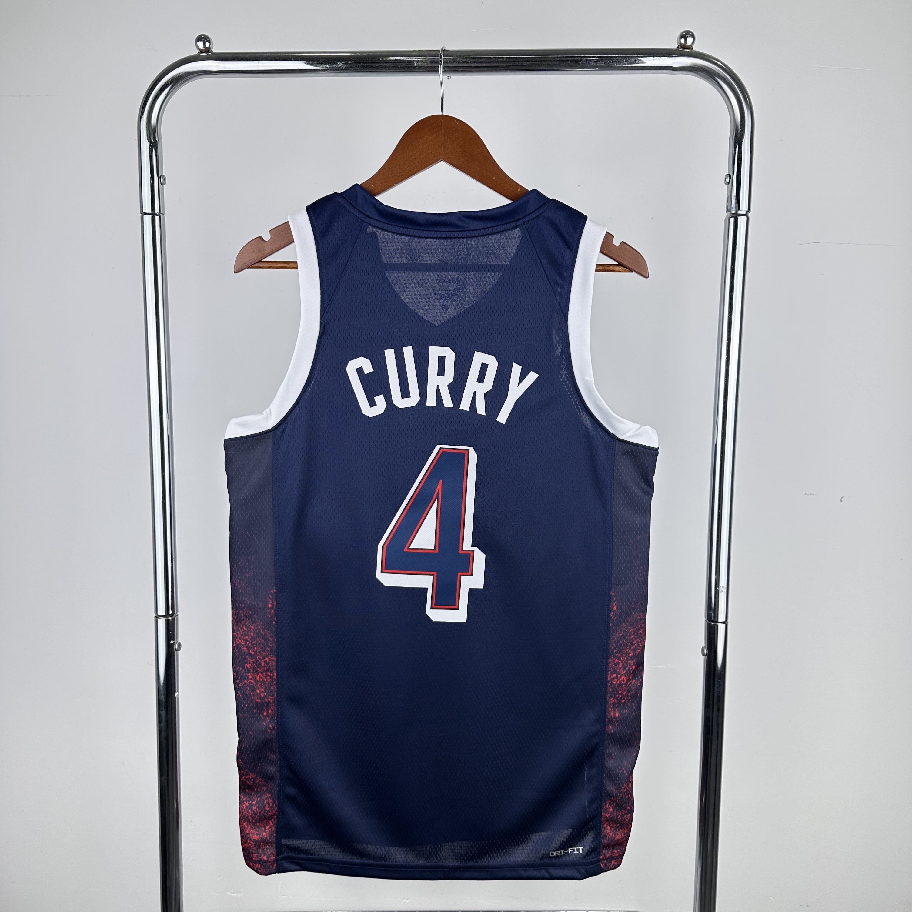 2024 Olympic USA #4 Curry Blue Nike NBA Jersey->more jerseys->NBA Jersey